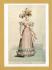 `Victoria and Albert Museum - Opera Dress from La Belle Assemble 1827` - Postally Unused - V&A Postcard.
