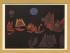 `Ships in the Dark by Paul Klee` - Postally Unused - Hanfstaengl Postcard.