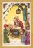 `Nativity Scene - Swedish `Merry Christmas and Happy New Year`` - Postally Used-1960 - JMP Postcard.