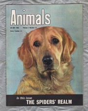 Animals - Vol.1 No.21 - 28 May 1963 - `The Spiders` Realm` - Purnell and Sons Ltd