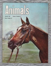 Animals - Vol.2 No.6 - 30 July 1963 - `The Death`s Head Hawk Moth` - Purnell and Sons Ltd