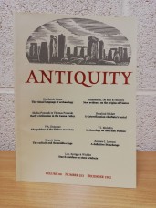 Antiquity - A Quarterly Review of Archaeology - `V.A.Donohue: The Goddess of Theban Mountain` - Vol.66 Issue 253 - December 1992 - Softcover - Antiquity Publications