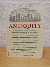 Antiquity - A Quarterly Review of Archaeology - `Nicholas Vella: Elusive Phoenicians` - Vol.70 Issue 268 - June 1996 - Softcover - Antiquity Publications