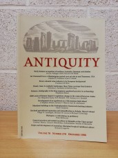 Antiquity - A Quarterly Review of Archaeology - `Peter Bellwood: Phylogeny vs Reticulation in Prehistory` - Vol.70 Issue 270 - December 1996 - Softcover - Antiquity Publications