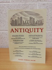 Antiquity - A Quarterly Review of Archaeology - `Eamonn P.Kelly: Treasure Hunting in Ireland-It`s Rise and Fall` - Vol.67 Issue 255 - June 1993 - Softcover - Antiquity Publications