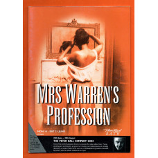 `Mrs Warren`s Profession` by Bernard Shaw - With Benedick Blythe & Hannah Yelland - 16th-21st June 2003 - Theatre Royal, Bath