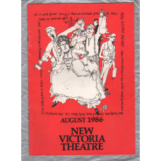 New Victoria Theatre - North Staffordshire - Enter the New Vic - 1st Brochure - August 1986