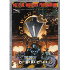Robot Wars - `Total Destruction` - Official Souvenir Programme - Live Event 2001 - Cardiff Arena