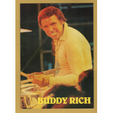 `Buddy Rich` - With Ticket Stub From The Evening - Thurs 6th March 1980 - Souvenir Brochure - Colston Hall, Bristol