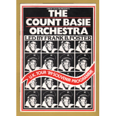 `The Count Basie Orchestra - Led by Frank B.Foster` - With 4 Ticket Stubs and Flyer From The Evening - Fri 17th February 1989 - Souvenir Brochure - Colston Hall, Bristol