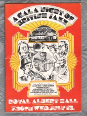 `A GALA NIGHT OF BRITISH JAZZ - Featuring The Combined Talents of....`- Wednesday 13th July 1983 - Royal Albert Hall - Signed Copy