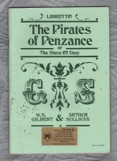 The Pirates of Penzance or The Slave of Duty by W.S Gilbert and Arthur Sullivan - `Vocal Score Book` - International Music Publications