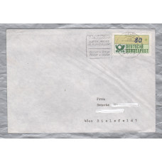 Independent Cover - `Vlotho 27-12-87` Postmark with Slogan - Single 80 Pfennig Klussendorf-ATM Label/Stamp