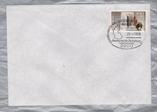 Independent Cover - `Bremen 1 - 1949-1989 40 Jahre - 29-4-89 - Bundesrepublik Deutschland...` Pictorial Postmark - Single 100+50 Pfennig Posthorn Philately Stamp Booklet Stamp Issued in 1989