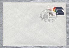 Independent Cover - HERFORD 1 - 14-10-1989..... Pictorial Postmark - Single 100 Pfg Centenary of Mining & Power Industries Trade Union Stamp Issued in 1989