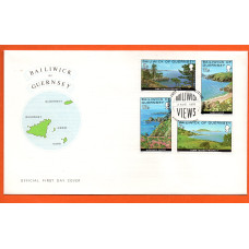 Bailiwick Of Guernsey - FDC - 1976 - Channel Island Views Issue - Official First Day Cover