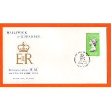 Bailiwick Of Guernsey - FDC - 1978 - Commemorating H.M visit 28-29 June 1978 Issue - Official First Day Cover
