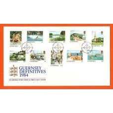 Bailiwick Of Guernsey - FDC - 1984 - Guernsey Definitives 1984 Issue - Official First Day Cover