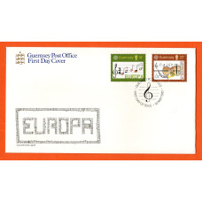Bailiwick Of Guernsey - FDC - 1985 - Europa Music Year Issue - Guernsey Post Office First Day Cover