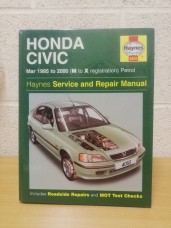 `Haynes - Honda Civic - Mar 1995-2000 - M to X Registration - Petrol` - Haynes Service and Repair Manual - Hardback - Haynes Publishing - No.4050