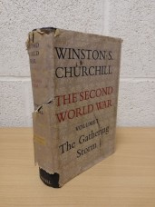 `The Second World War - Vol.1 - The Gathering Storm` - Winston S. Churchill - New Revised Edition - Hardback - November 1949 - Cassell & Co.