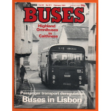 Buses Magazine - Vol.33 No.311 - February 1981 - `Highland Omnibuses In Caithness` - Published by Ian Allan Ltd