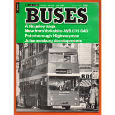 Buses Magazine - Vol.33 No.316 - July 1981 - `A Rugeley Saga` - Published by Ian Allan Ltd