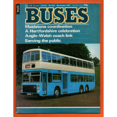 Buses Magazine - Vol.33 No.320 - November 1981 - `Maidstone Coordination` - Published by Ian Allan Ltd
