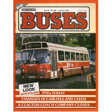Buses Magazine - Vol.40 No.394 - January 1988 - `Changes In Carlisle And Leeds` - Published by Ian Allan Ltd