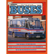 Buses Magazine - Vol.40 No.395 - February 1988 - `The Demise Of Red Rover` - Published by Ian Allan Ltd