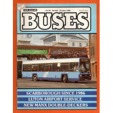 Buses Magazine - Vol.40 No.403 - October 1988 - `Scarborough Since 1986` - Published by Ian Allan Ltd
