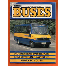 Buses Magazine - Vol.40 No.405 - December 1988 - `Motor Show 1988 Report` - Published by Ian Allan Ltd