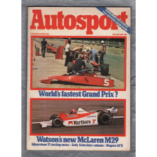 Autosport - Vol.76 No.2 - July 12th 1979 - `Road Test: Janspeed Rover 3500 Turbo` - A Haymarket Publication