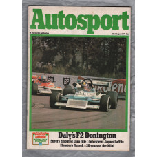 Autosport - Vol.76 No.7 - August 23rd 1979 - `Road Test: Citroen CX Prestige` - A Haymarket Publication
