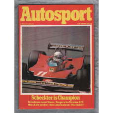 Autosport - Vol.76 No.10 - September 13th 1979 - `New Cars: The Talbot Sunbeam Lotus` - A Haymarket Publication