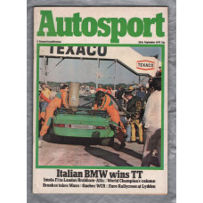 Autosport - Vol.76 No.11 - September 20th 1979 - `Road Test: Renault 30 TX` - A Haymarket Publication