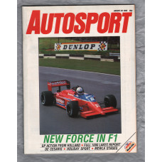 Autosport - Vol.100 No.9 - August 29th 1985 - `Road Test: Honda Civic GT` - A Haymarket Publication