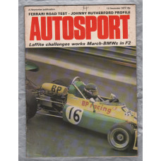 Autosport - Vol.57 No.11 - December 12th 1974 - `Ferrari Road Test-Johnny Rutherford Profile` - A Haymarket Publication