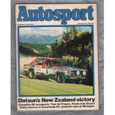 Autosport - Vol.80 No.13 - September 25th 1980 - `Volvo In Competition` - A Haymarket Publication