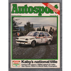 Autosport - Vol.81 No.3 - October 16th 1980 - `Scorpion Racing` - A Haymarket Publication