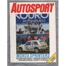 Autosport - Vol.103 No.4 - April 24th 1986 - `Monza Sprinters` - A Haymarket Publication