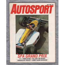 Autosport - Vol.103 No.9 - May 29th 1986 - `Spa Grand Prix` - A Haymarket Publication