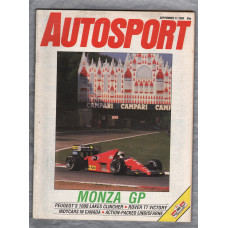 Autosport - Vol.104 No.11 - September 11th 1986 - `Monza GP` - A Haymarket Publication