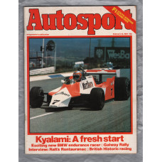 Autosport - Vol.82 No.7 - February 12th 1981 - `Kyalami: A Fresh Start` - A Haymarket Publication
