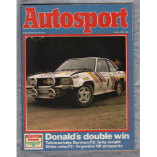 Autosport - Vol.83 No.2 - April 9th 1981 - `Donald`s Double Win` - A Haymarket Publication
