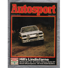 Autosport - Vol.84 No.9 - August 27th 1981 - `Hill`s Lindisfarne` - A Haymarket Publication