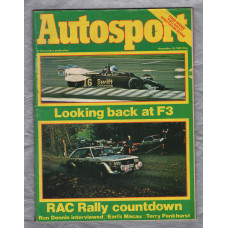 Autosport - Vol.85 No.7 - November 19th 1981 - `Looking Back At F3` - A Haymarket Publication