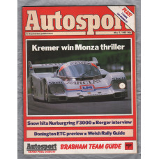 Autosport - Vol.99 No.5 - May 2nd 1985 - `Kremer Win Monza Thriller` - A Haymarket Publication