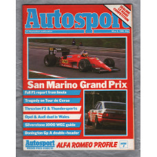 Autosport - Vol.99 No.6 - May 9th 1985 - `San Marino Grand Prix` - A Haymarket Publication