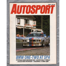 Autosport - Vol.100 No.5 - August 1st 1985 - `BMW One-Two At Spa` - A Haymarket Publication